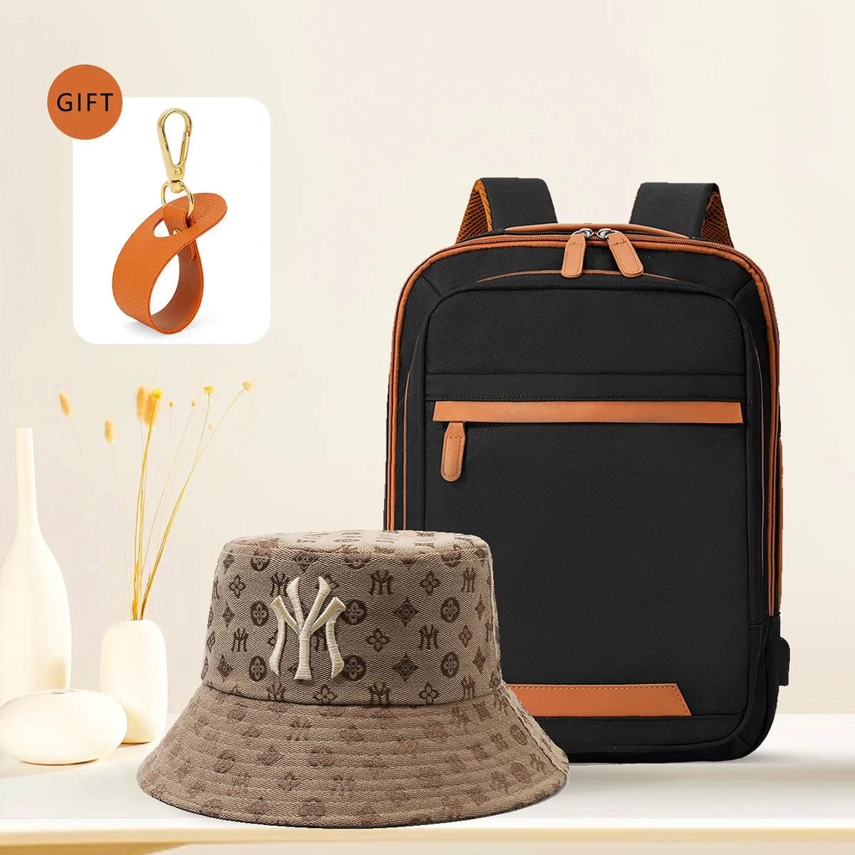 High-Quality USB Rechargeable Backpack for Men & Women