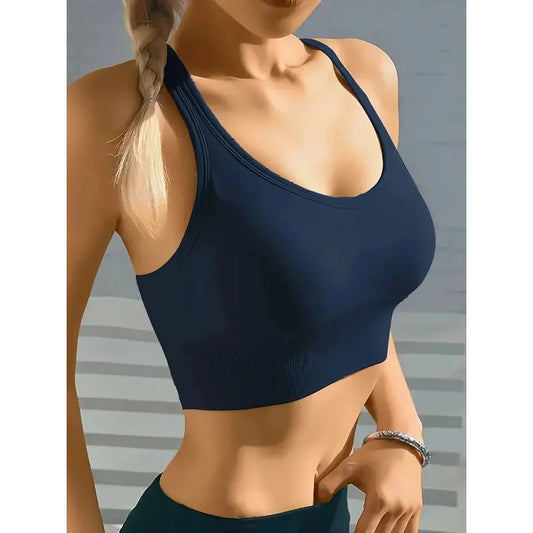 Sports Seamless Comfy & Breathable Push Up Yoga Tank Bra