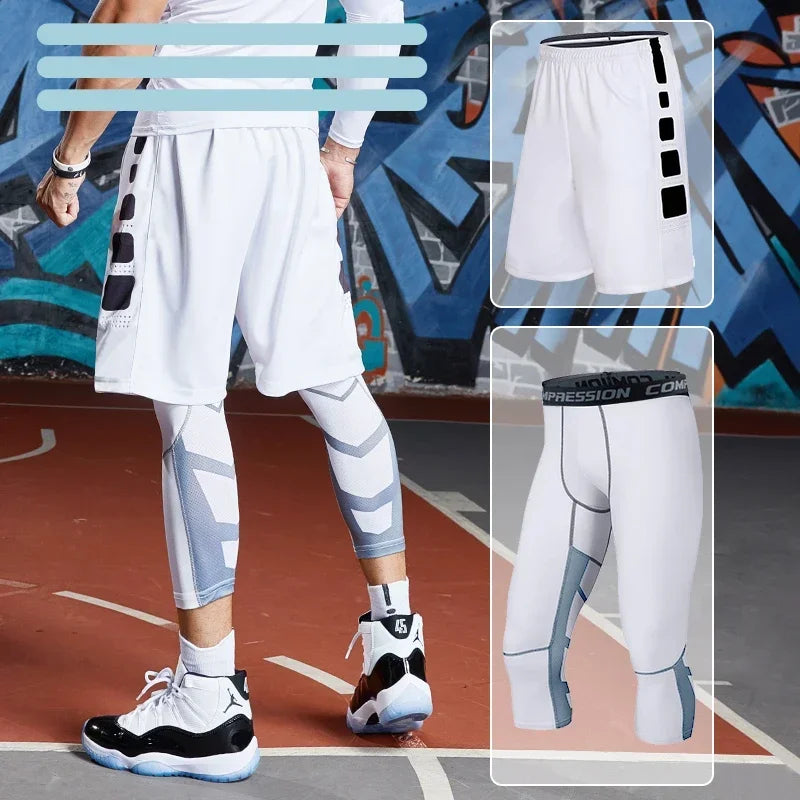 Men's Running Tracksuit Training Fitness Sportswear Set