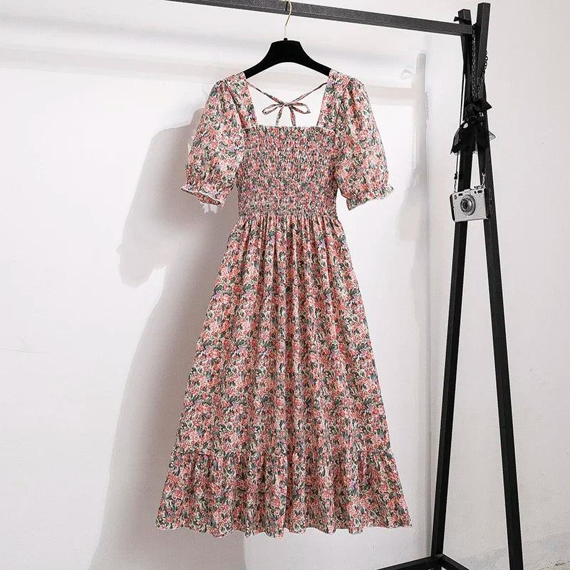 Spring Summer Chiffon Dresses Fashion