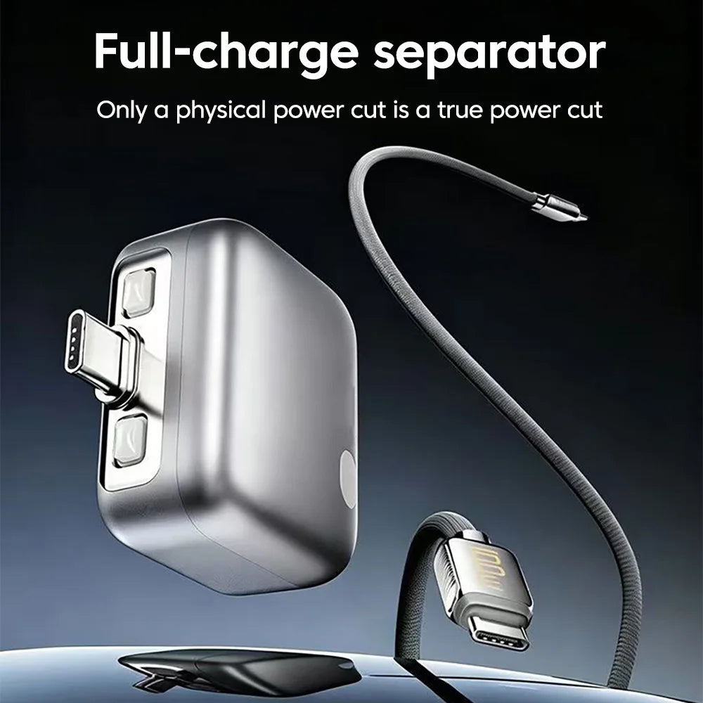 (Re-Stock )Type-C Charger with Smart auto Separator Power-Off Adaptor