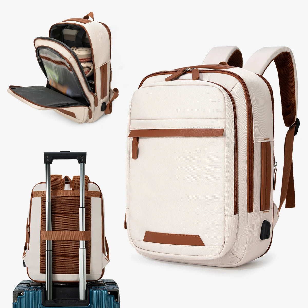 High-Quality USB Rechargeable Backpack for Men & Women