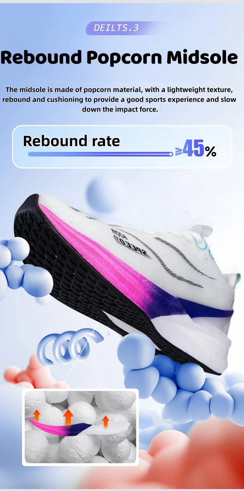 Unisex Professional Carbon Board Marathon Running Shoes Shock Absorption Ultra-light Stable Support Sports Shoes