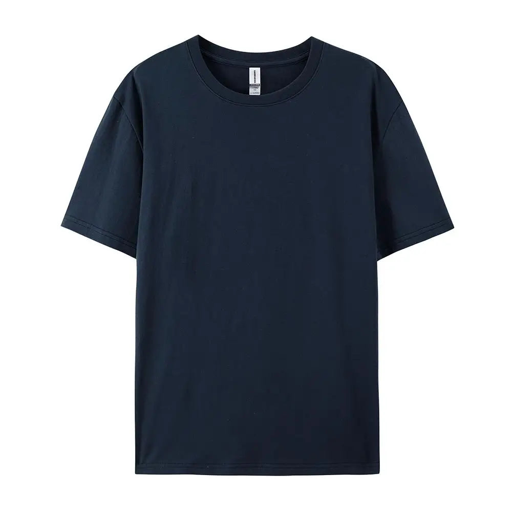 100% Cotton Solid T-shirts Women Sporty Short Sleeve