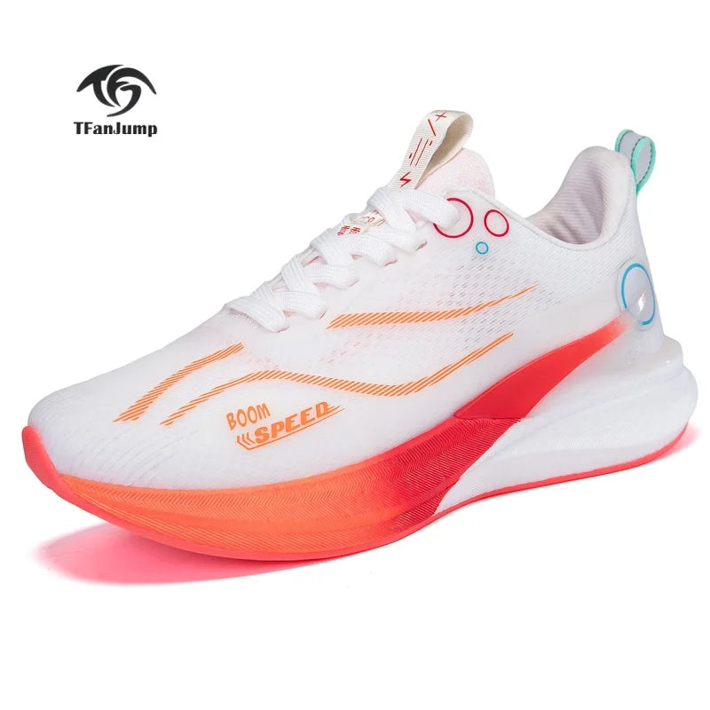 Unisex Professional Carbon Board Marathon Running Shoes Shock Absorption Ultra-light Stable Support Sports Shoes