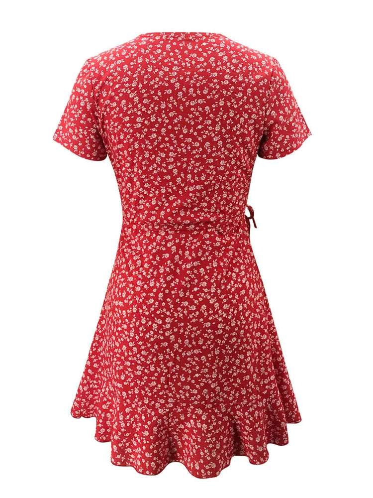 Summer Women’s Floal A-Line Dress Sweet Elegant