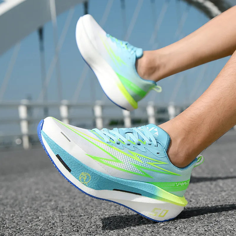 Running Shoes Sports Carbon Board for Marathon Breathable Lightweight