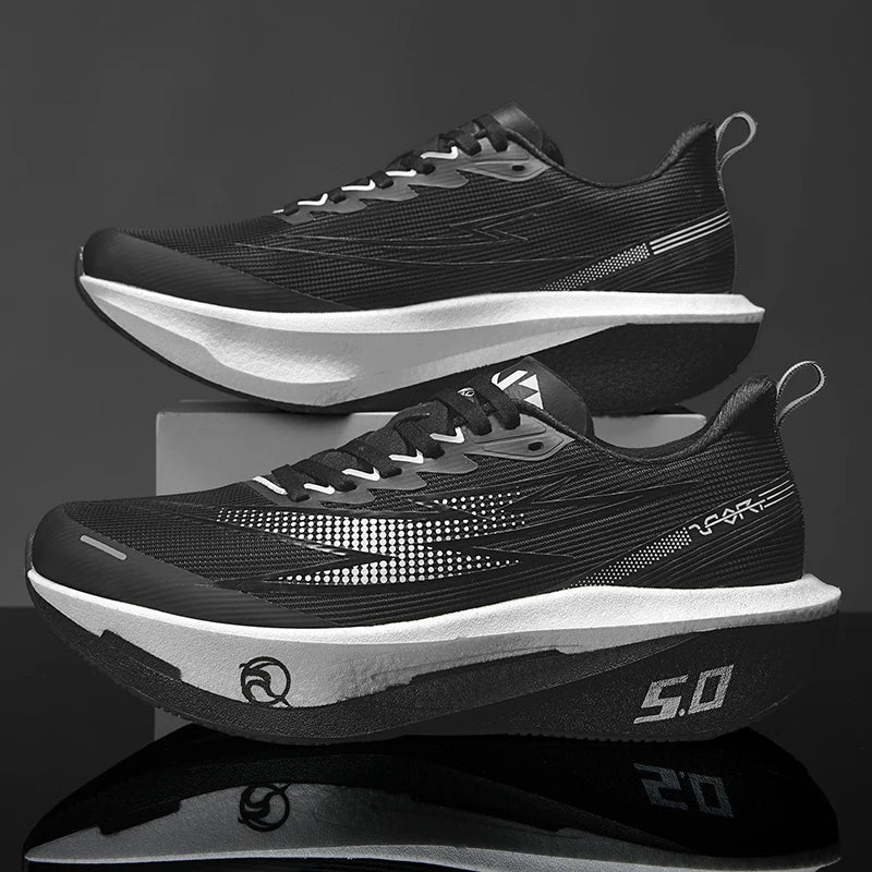 Running Shoes Sports Carbon Board for Marathon Breathable Lightweight