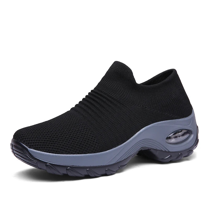 Women's Walking Trainers Fashion Fly Weaving Sock Sneakers 2026