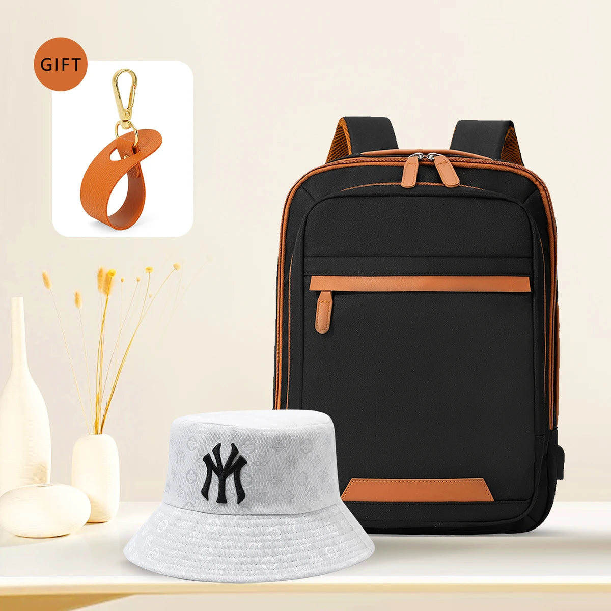 High-Quality USB Rechargeable Backpack for Men & Women