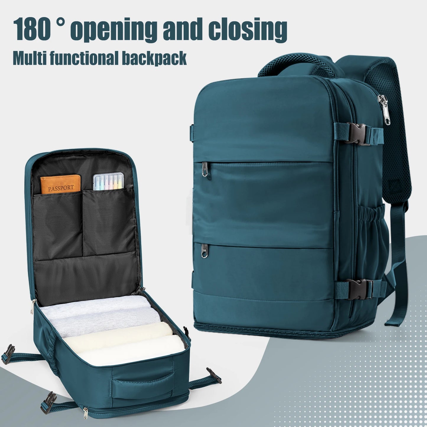 Backpack 40x30x20 Cabin Bag Travel Backpack for Men and Women