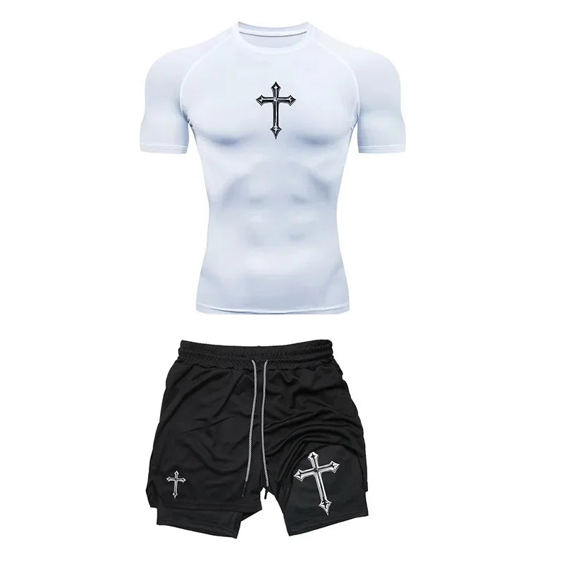 Jogging Breathable Compression Sportswear Summer for Men