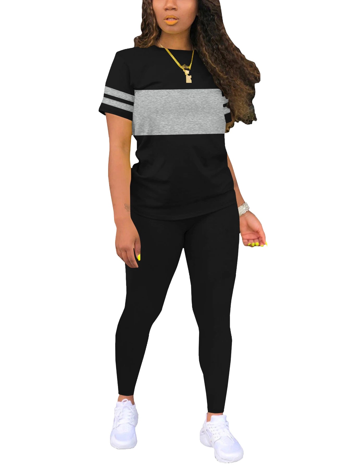 Women's Summer Casual  Set Fashionable Comfortable Clothing Outfit