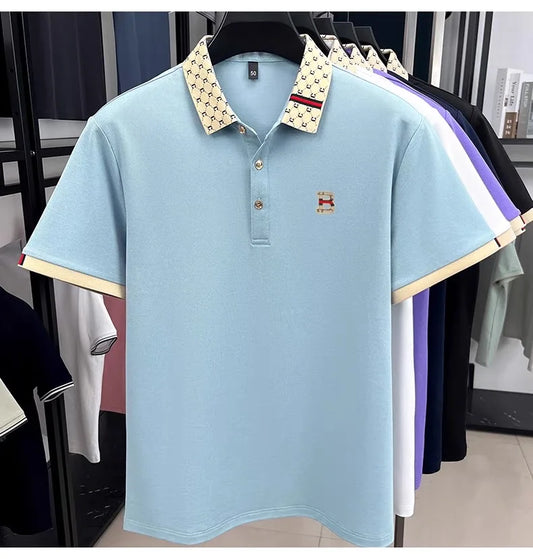 Luxury brand B letter polo shirt