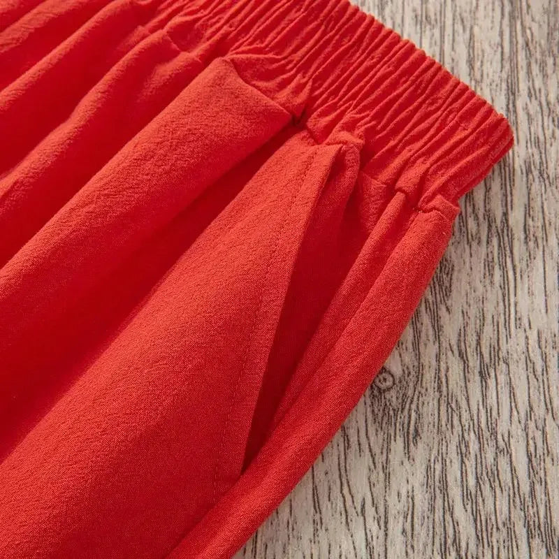 Summer Casual Pants Ninth Trousers