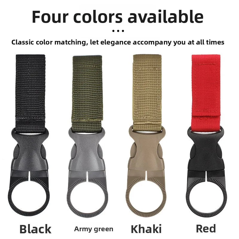 Webbing Water Bottle Holder Climbing Carabiner Belt