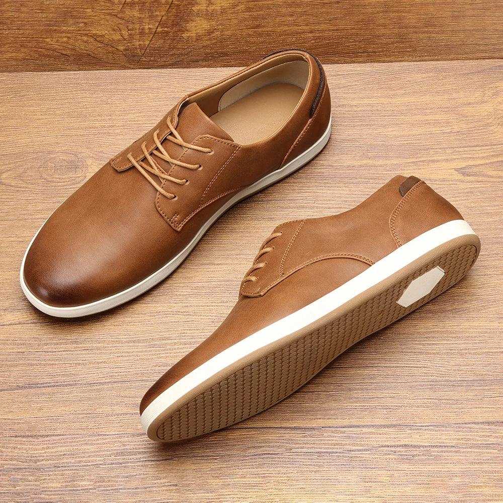 Men Sneakers Fashionable comfortable leather shoes 2026 men casual shoe