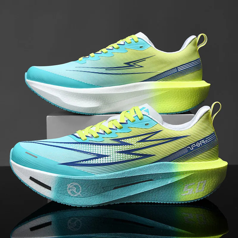 Running Shoes Sports Carbon Board for Marathon Breathable Lightweight