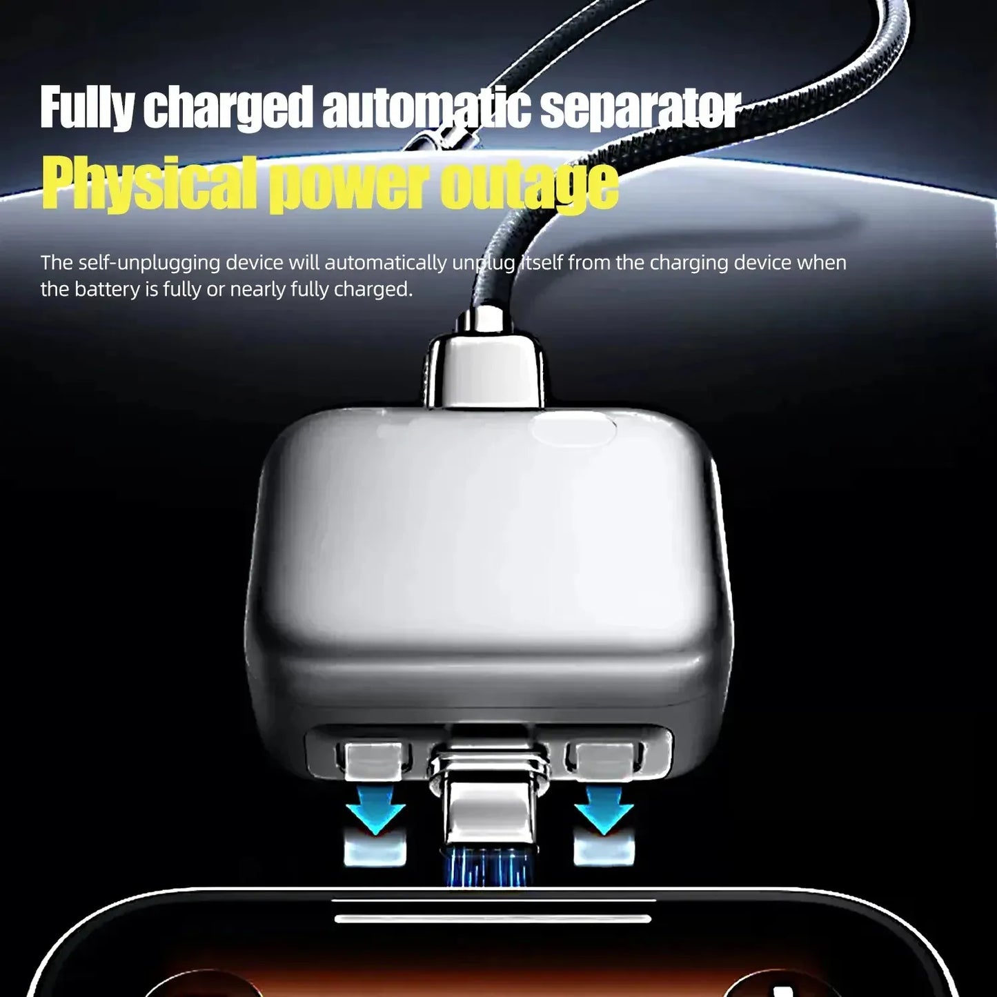 Type-C 140W  Smart Charger with Auto Disconnection when fully Charge