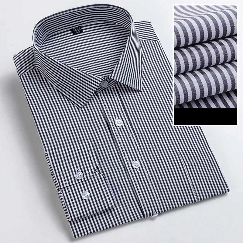 Men Formal Shirt Long Sleeve for Office