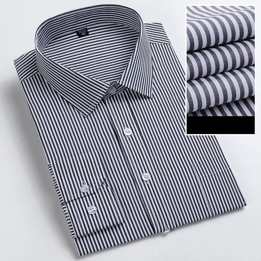 Men Formal Shirt Long Sleeve for Office