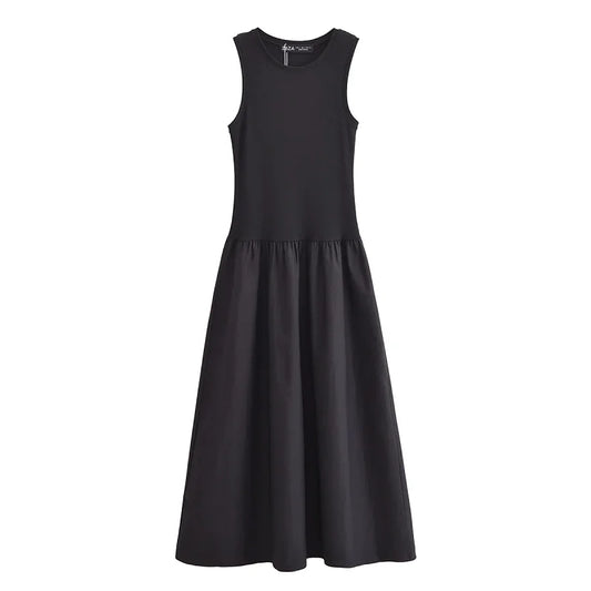Women's long Dresses 2026 Spring Sleeveless Elegant Dresses Fashion
