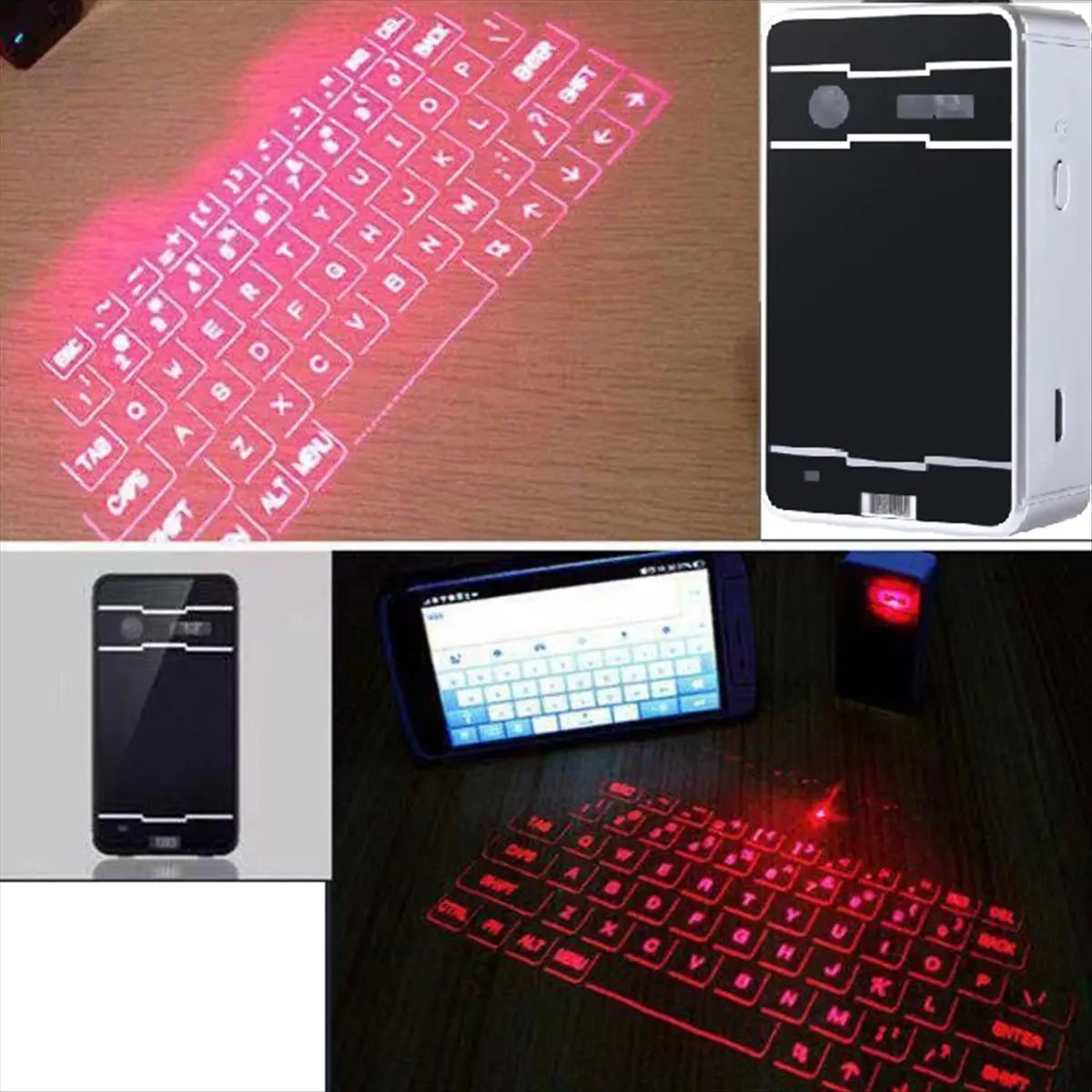 2026 New + Virtual Keyboard Bluetooth Wireless Touch Projector