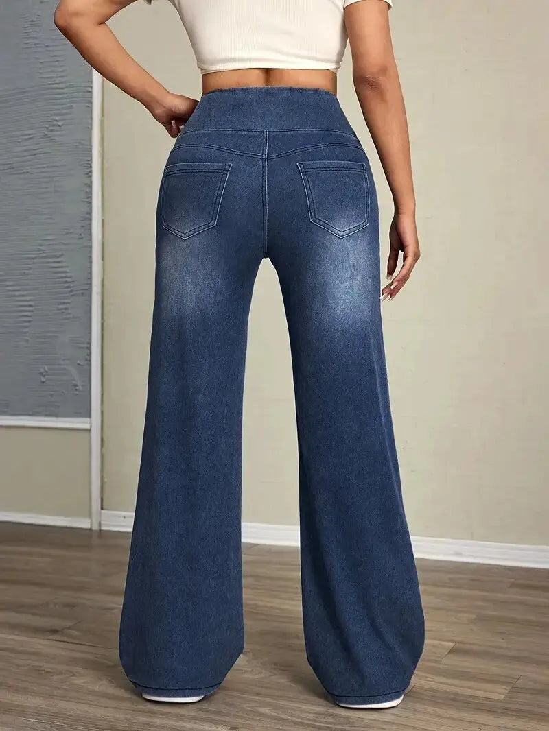 Women's Jeans New Elastic Waist High Stretch