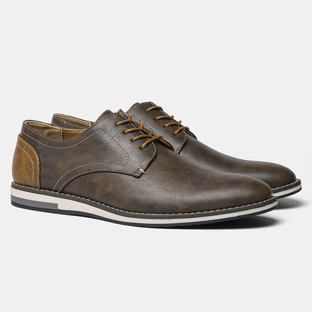 Leather loafer men fashion comfortable 2026 brand casual shoes men