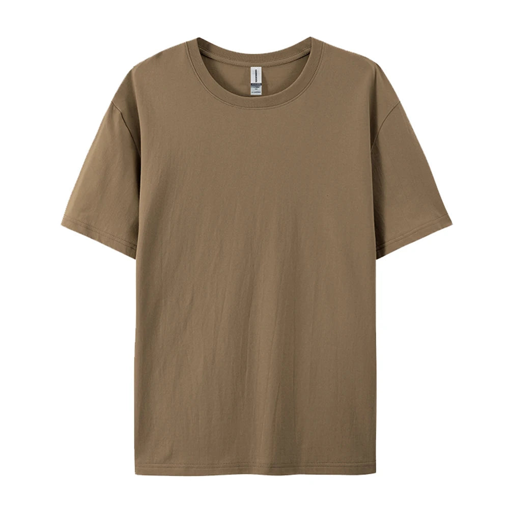 100% Cotton Solid T-shirts Women Sporty Short Sleeve