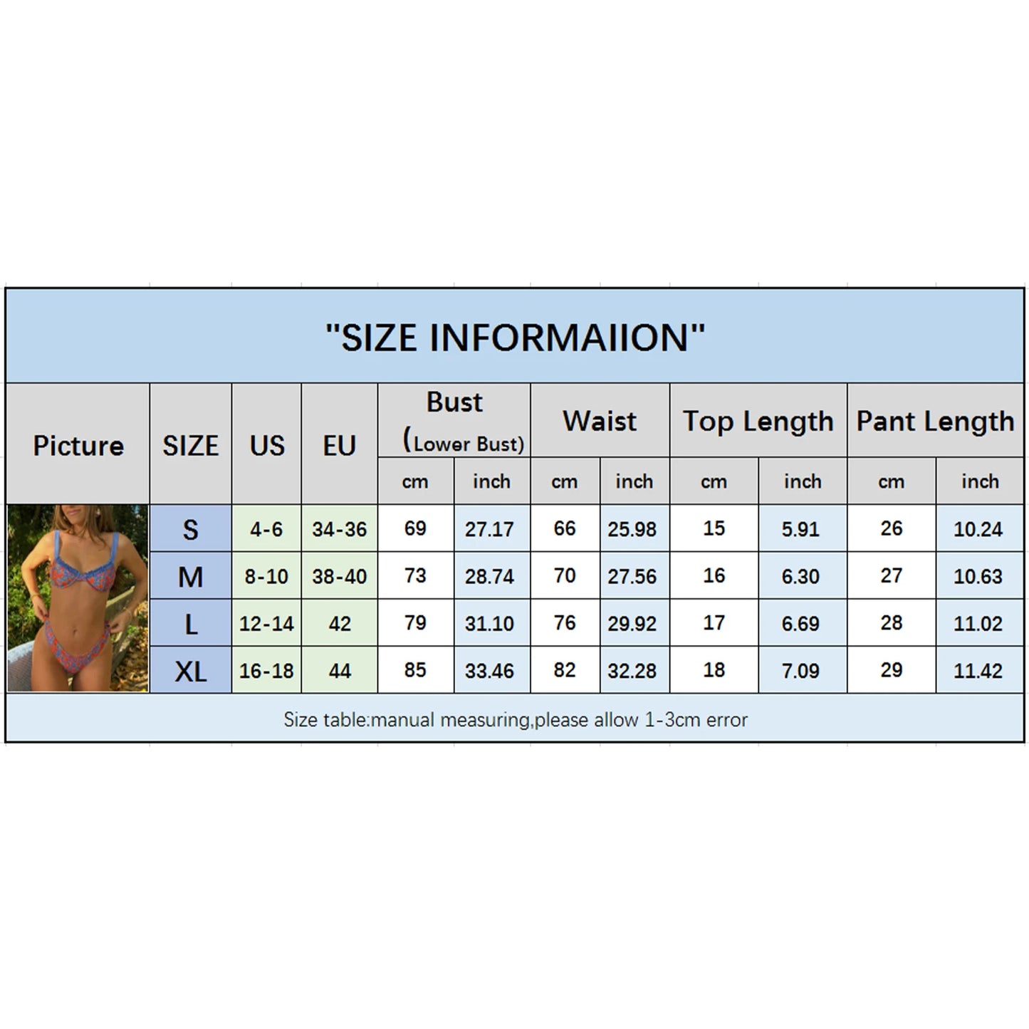 Women Floral Bikini Set 2 Piece Low Waist Swimsuits Beachwear