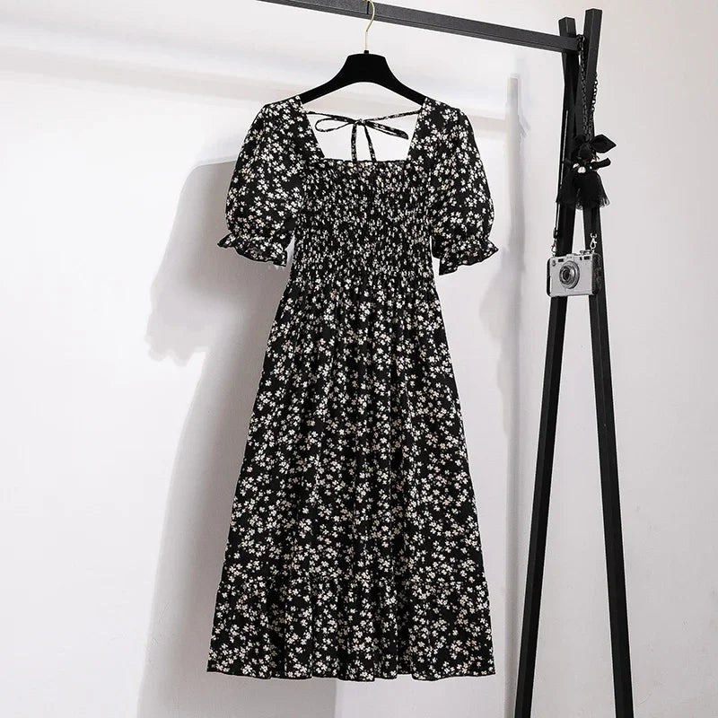 Spring Summer Chiffon Dresses Fashion