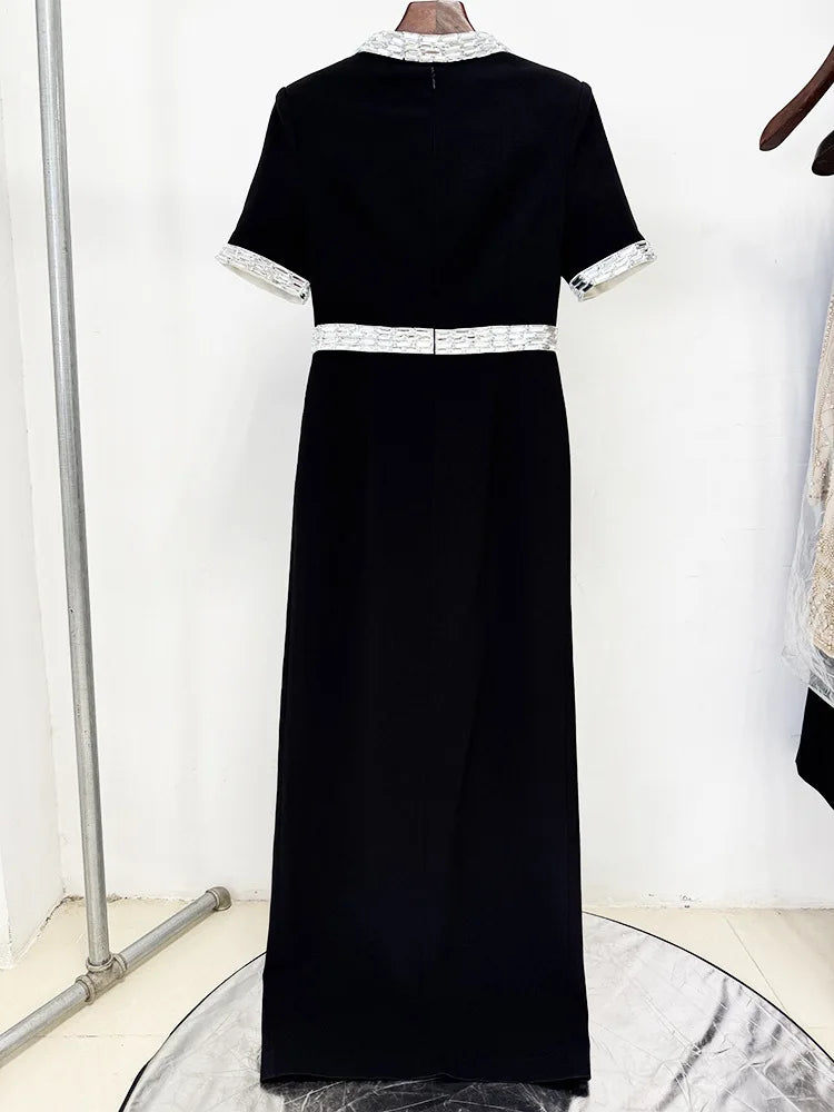HIGH STREET Newest Fashion 2026 Designer Party Women's Luxurious Diamonds