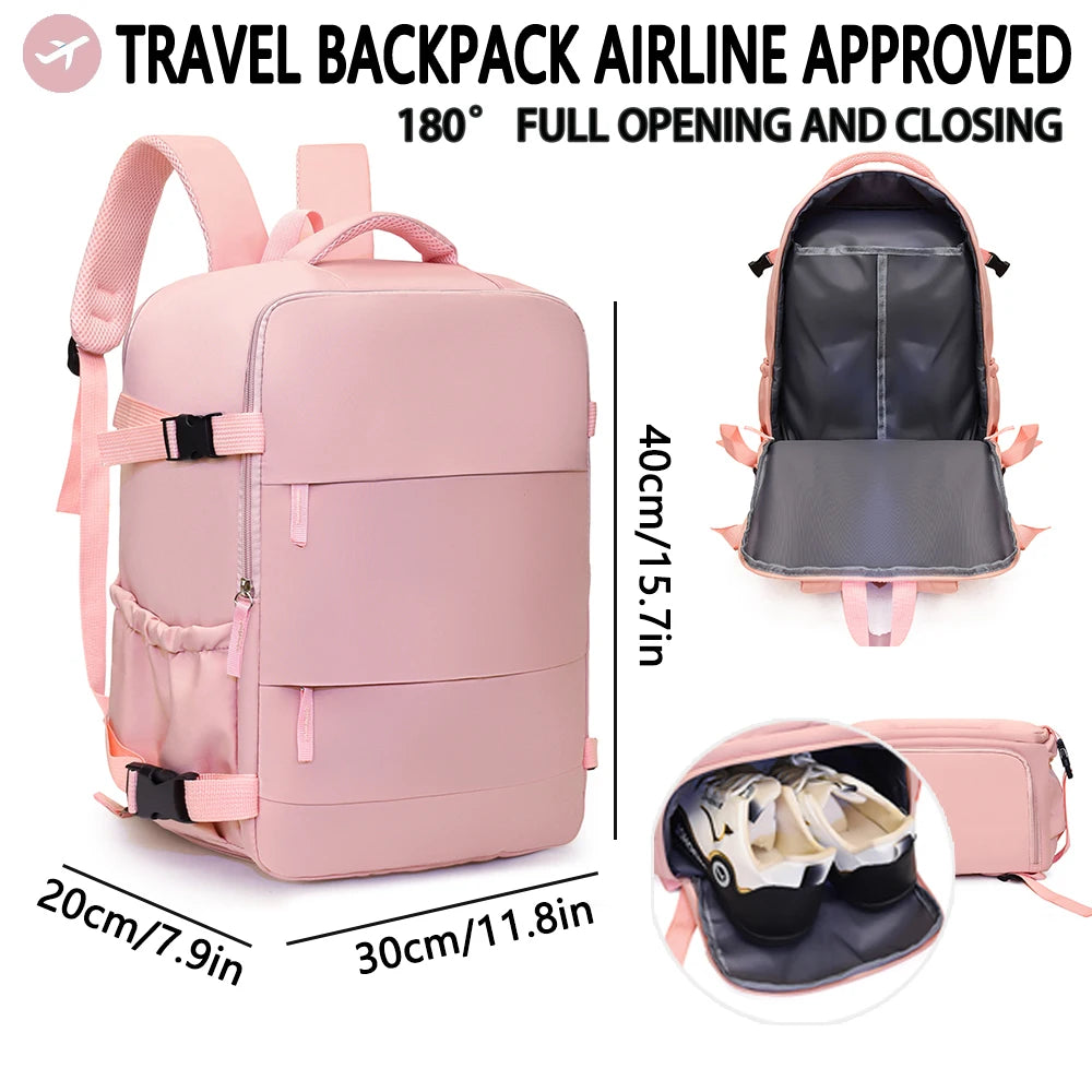 Travel Backpack Airline Approved Easyjet Wizz Air Large Capacity