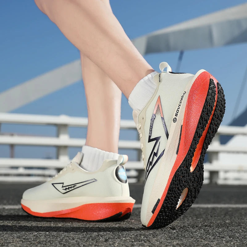 Running Shoes Carbon Board  Unisex Sports Breathable Lightweight Nonskid Sneakers