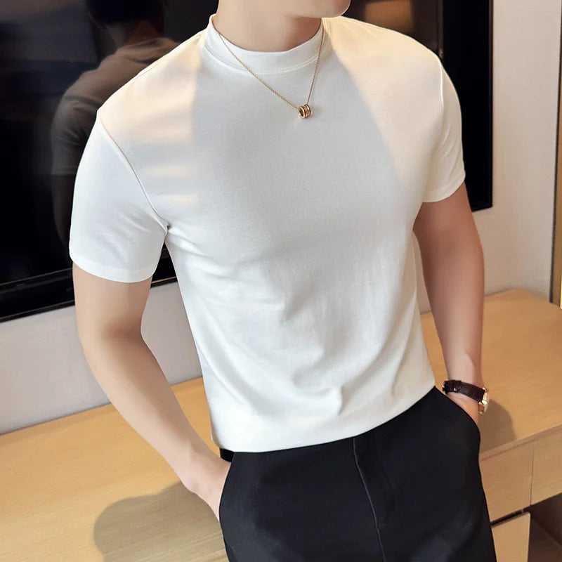 High-quality Men's Short-sleeved T-shirt, Cotton 85%