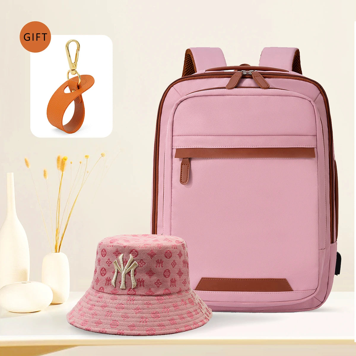 High-Quality USB Rechargeable Backpack for Men & Women