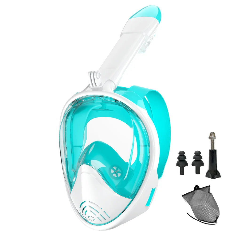 Full Face Snorkel Mask Silicone Diving Mask For Adults