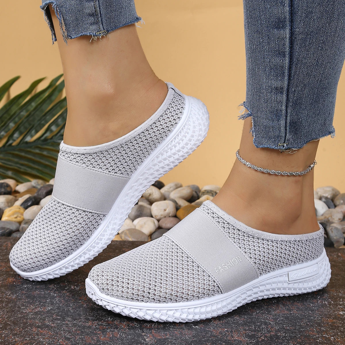 Women's shoes Solid Color Mules
