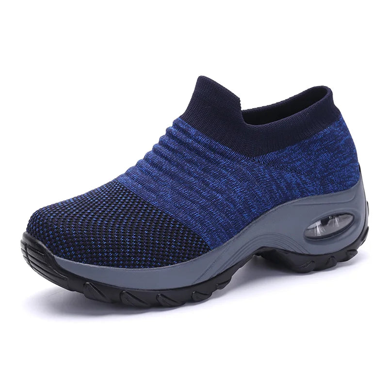 Women's Walking Trainers Fashion Fly Weaving Sock Sneakers 2026