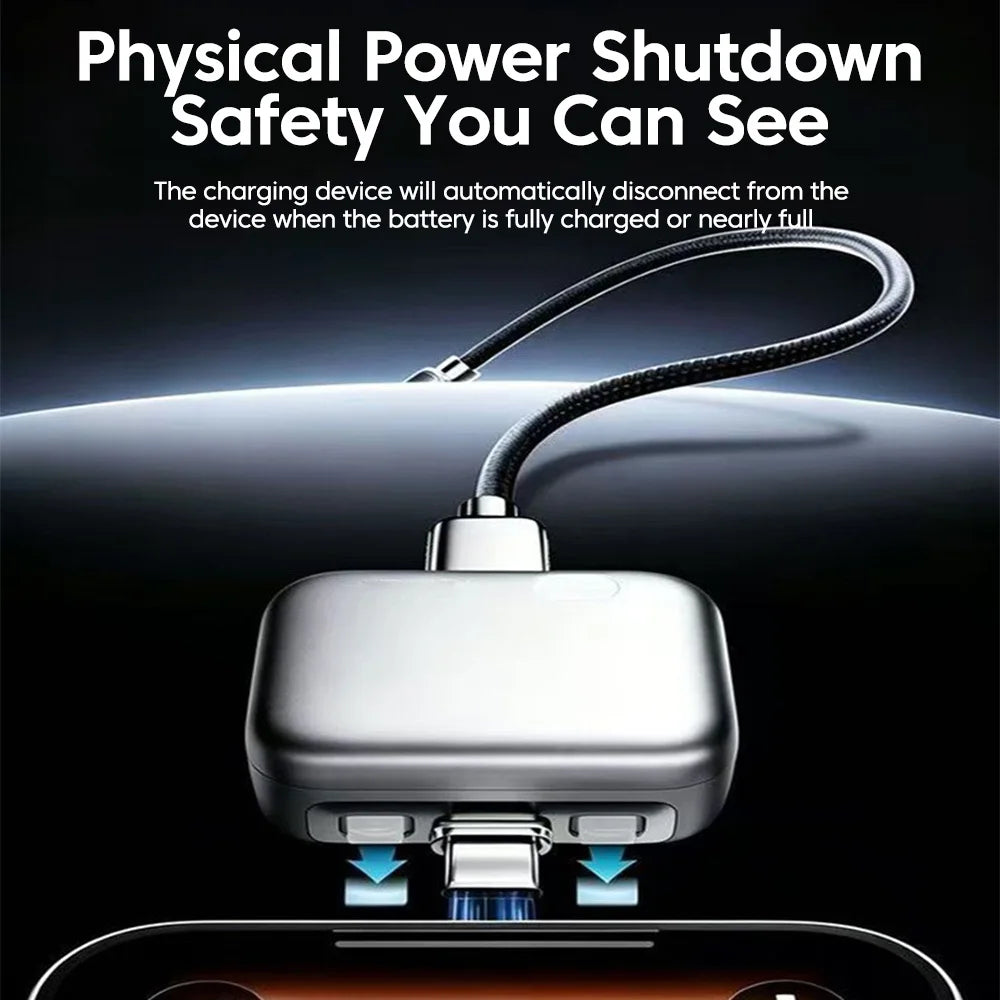 (Re-Stock )Type-C Charger with Smart auto Separator Power-Off Adaptor
