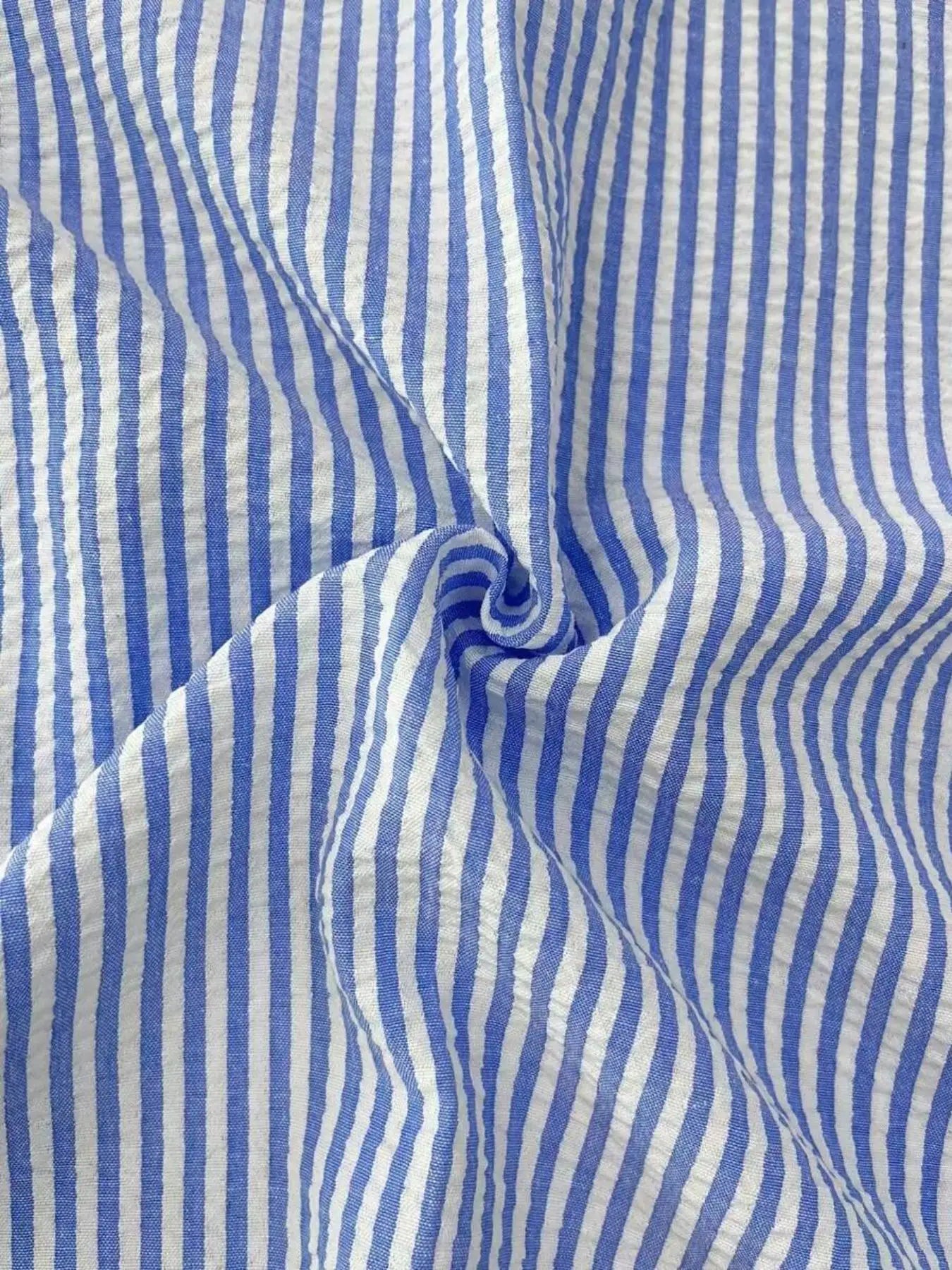 Men's Long Sleeve Striped Shirt with Loose Fit Stylish