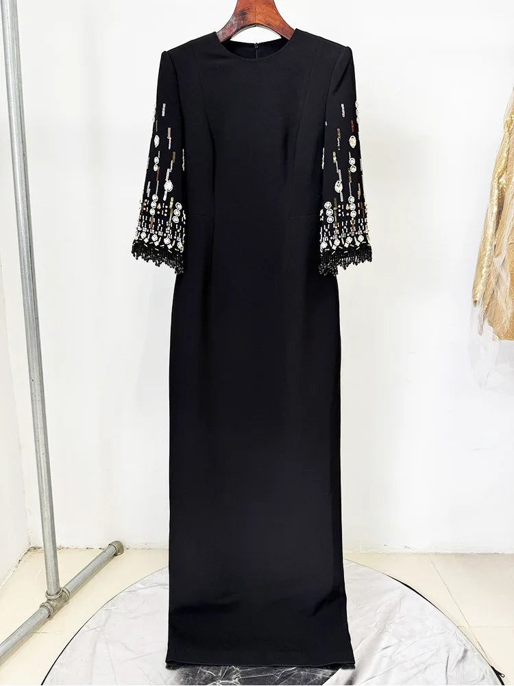 Newest Fashion 2026 S/S Designer Vestido Women's Long Maxi Dress