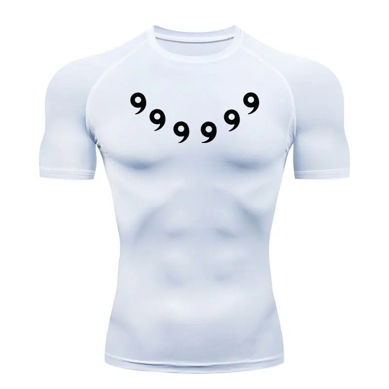 Anime Compression Set Running Sport Fitness Suit for Men