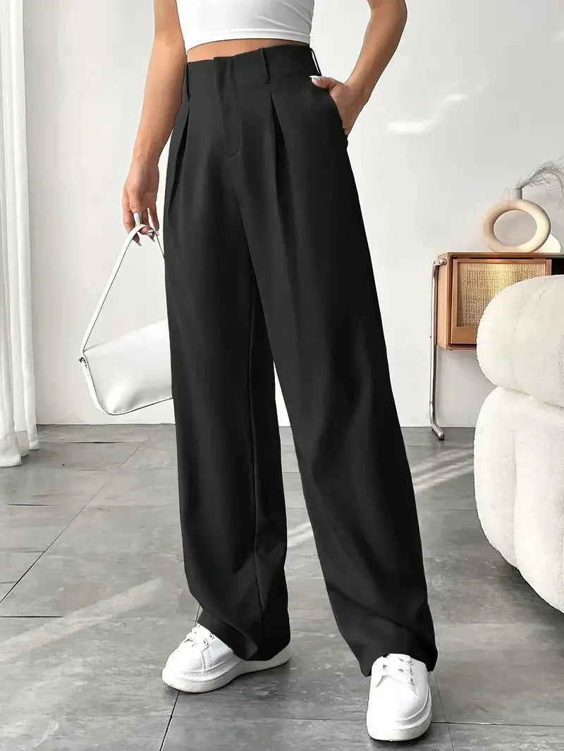 High Waisted Wide Leg Pants for Office/Casual for women
