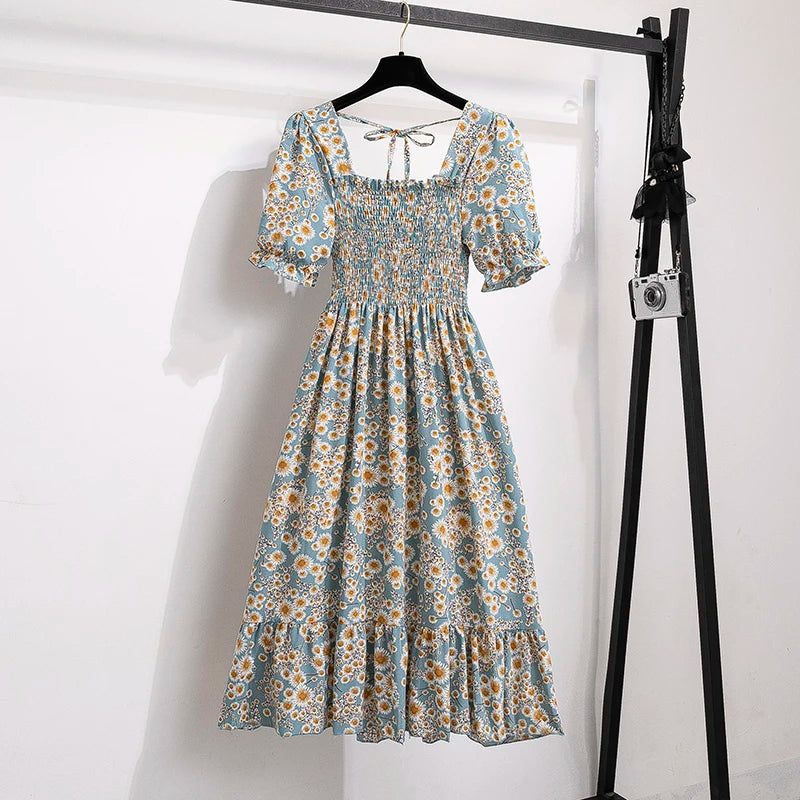 Spring Summer Chiffon Dresses Fashion