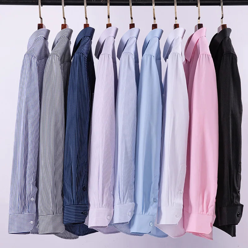 Men Formal Shirt Long Sleeve for Office