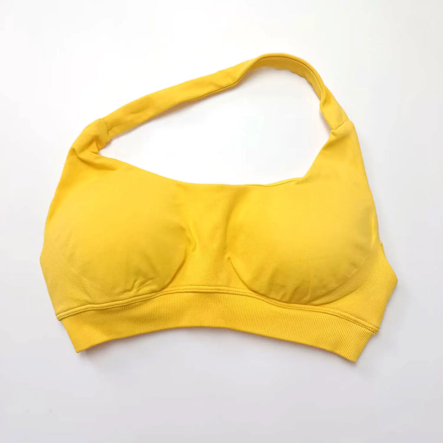 Impact Sports Bra Women Seamless Halter Top High Support