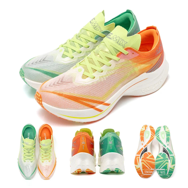 ONEMIX 2026 Marathon Running Shoe Pro Stable Support For Shock-absorbing Ultralight Bounce Sneakers (Asian Design)