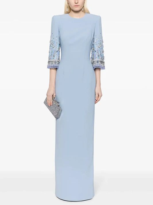 Newest Fashion 2026 S/S Designer Vestido Women's Long Maxi Dress